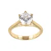 Autentica - 1.90 Cttw Round Solitaire Ring In Gold