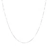 Autentica - 20" Fine Box Chain Necklace In Silver