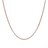 Autentica - 22" Adjustable Rope Chain Necklace In Multi