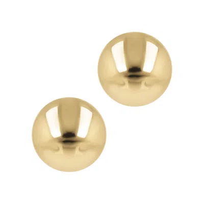 Autentica - 6mm Ball Stud Earrings In Gold