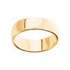Autentica - 7mm Polished Silk Fit Band Ring In Gold