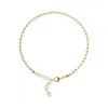 Autentica - Caged Tennis Anklet In Gold