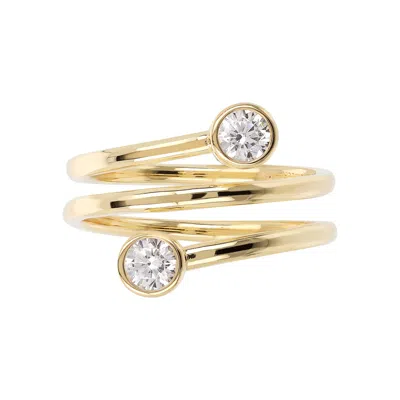 Autentica - Coil Design Ring In Gold