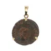 Autentica - Constantine Ancient Coind Pendant In Gold
