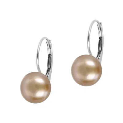 Autentica - Cultured Pearl Earrings In Brown