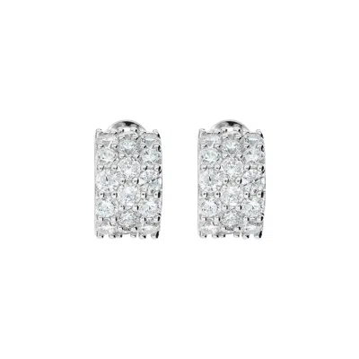 Autentica - Huggie Hoop Earrings In Metallic