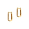 Autentica - Pave Huggie Hoop Earrings In Gold