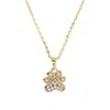 Autentica - Paw Print Necklace In Gold