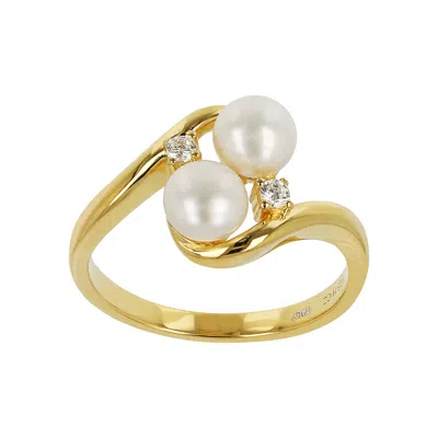 Autentica - Polished Wave Ring In Gold