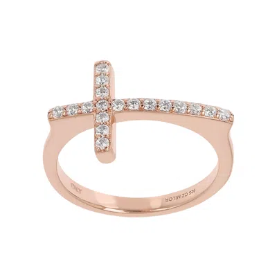 Autentica - 0.25 Cttw Cross Ring In Yellow