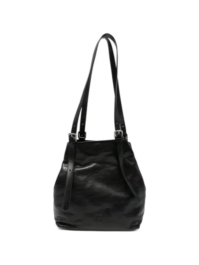 Autentica 504 Galatea Pebbled-leather Shoulder Bag In Pink