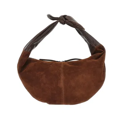 Autentica 504 Leather Medium 'adara' Bag In Brown