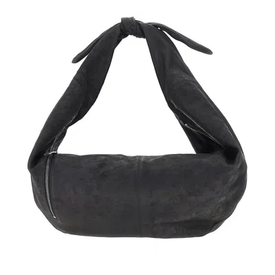 Autentica 504 Nappa Leather Large 'adara' Bag In Black