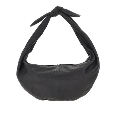Autentica 504 Nappa Leather Medium 'adara' Bag In Black