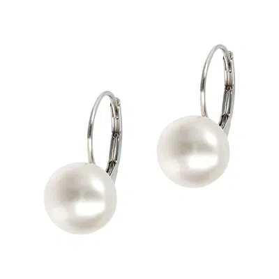 Autentica - Cultured Pearl Earrings In Silver