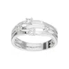 Autentica - Multi-row Split Shank Ring In Metallic