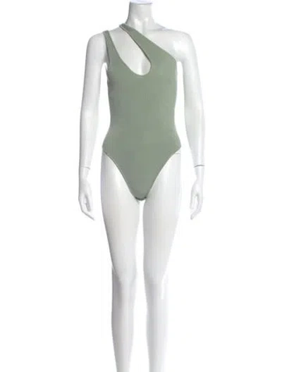 Pre-owned Auteur Asymmetrical Sleeveless Bodysuit W/ Tags In Neutral