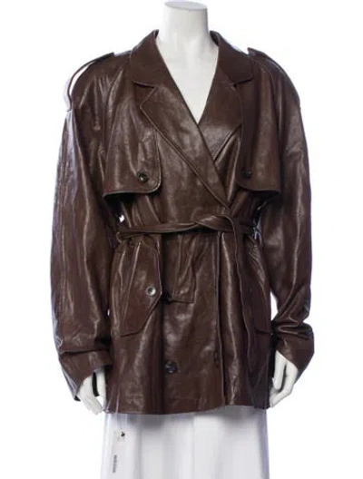 Pre-owned Auteur Jacket In Brown