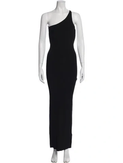Pre-owned Auteur One-shoulder Long Dress W/ Tags In Blue