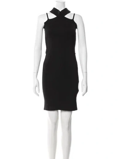 Pre-owned Auteur Square Neckline Mini Dress W/ Tags In Gray