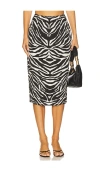 Auteur Studio Perle Skirt In Animal Print