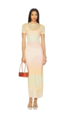 Auteur Vera Dress In Orange,pink
