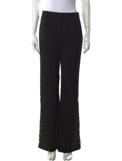 Pre-owned Auteur Wide Leg Pants In Black
