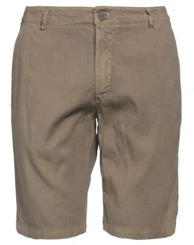 Authentic Original Vintage Style Man Shorts & Bermuda Shorts Khaki Size 36 Cotton In Beige