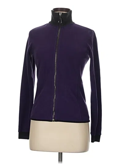 Pre-owned Authier Cardigan Sweater In Purple