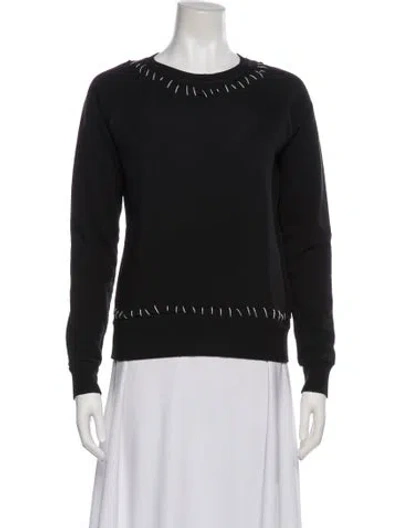 Pre-owned Authier Crew Neck Long Sleeve Sweatshirt In Gray