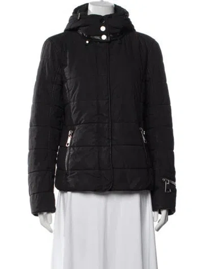 Pre-owned Authier Down Coat In Black