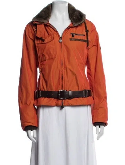 Pre-owned Authier Down Jacket In Orange