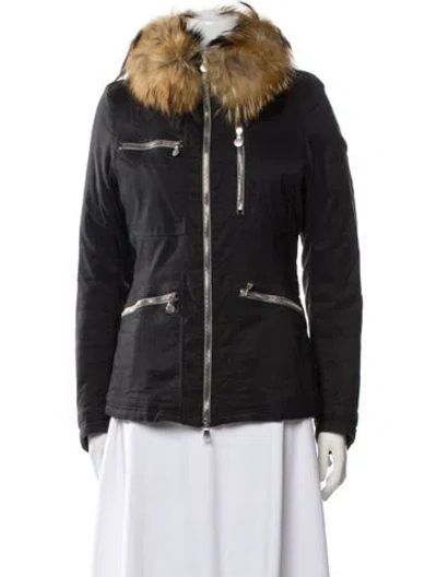 Pre-owned Authier Faux Fur Coat In Multi