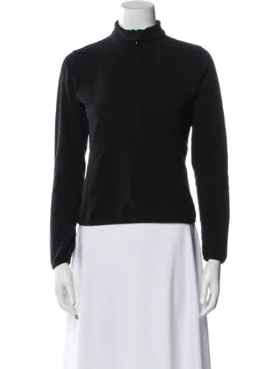 Pre-owned Authier Mock Neck Long Sleeve Sweatshirt In Multi