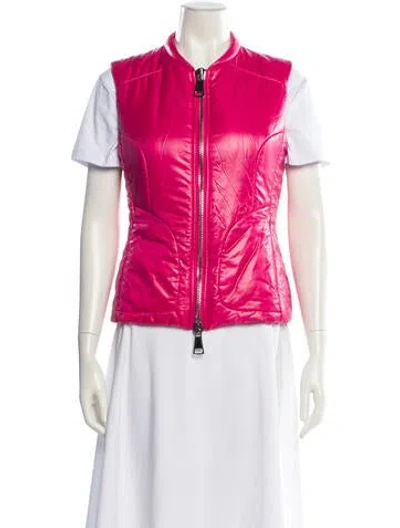 Pre-owned Authier Nylon Vest In Pink