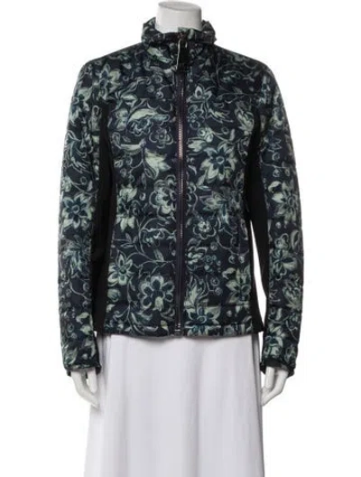 Pre-owned Authier Printed Evening Jacket In Blue