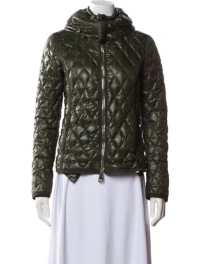 Pre-owned Authier Printed Jacket In Green