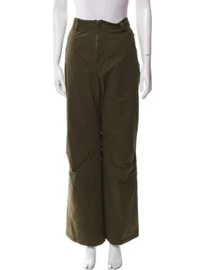 Pre-owned Authier Straight Leg Pants W/ Tags In Green