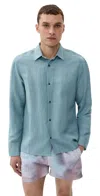 Auto-reply™ Andrew Linen Shirt Surf
