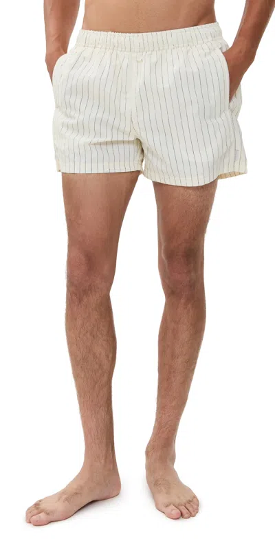 Auto-reply™ Printed Sebastian Swim Trunks 4 Sea Salt/natural