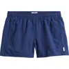 Auto-reply™ Sebastian Solid 4-inch Nylon Swim Trunks In Blue