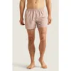 Auto-reply™ Sebastian Solid 4-inch Nylon Swim Trunks In Clay