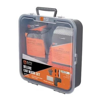 Auto Technix 5-pc. Car Wash Kit In Orange