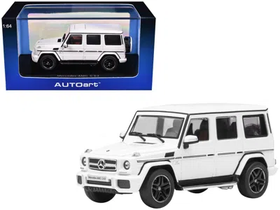 Autoart 2017 Mercedes-benz Amg G 63 White 1/64 Diecast Model Car By