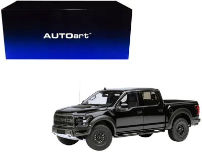 Autoart 2019 Ford F-150 Raptor Pickup Truck Agate Black 1/18 Model Car By