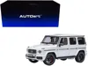 Autoart 2019 Mercedes-benz Amg G63 Brilliant White Metallic 1/18 Model Car By  In White