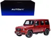 Autoart 2019 Mercedes-benz Amg G63 Cardinal Red Metallic 1/18 Model Car By  In Red