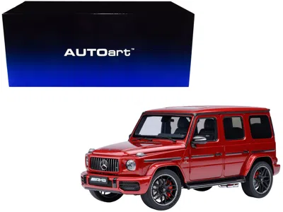 Autoart 2019 Mercedes-benz Amg G63 Cardinal Red Metallic 1/18 Model Car By