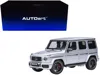 Autoart 2019 Mercedes-benz Amg G63 Iridium Silver Metallic 1/18 Model Car By  In White