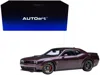 Autoart 2022 Dodge Challenger R/t Scat Pack Widebody Hellraisin Purple Metallic 1/18 Model Car By